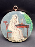 A Lady at her Dressing Table