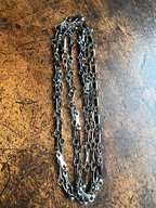 Georgian Cut Steel Guard Chain