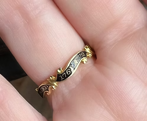 Countess of Hardwicke Mourning Ring 1761