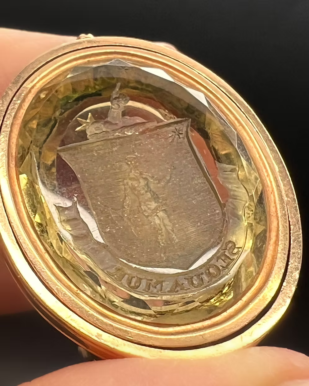 Georgian Swivel Fob Seal for the Oswald Family