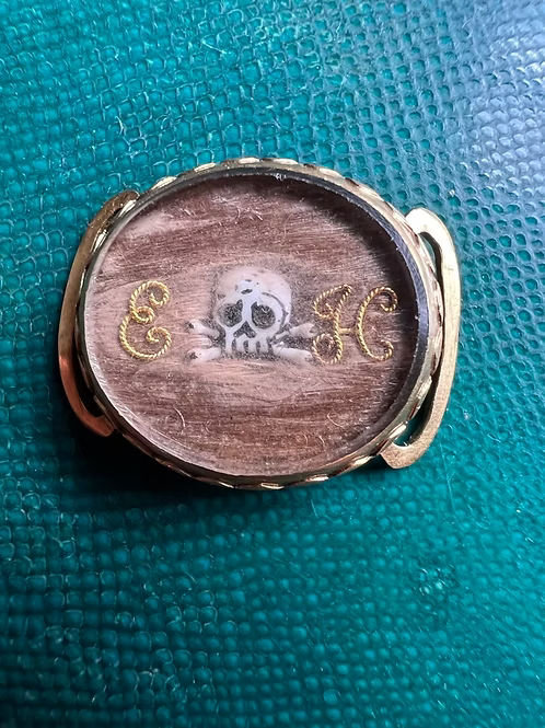 Stuart Crystal Skull slide c.1700