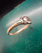 Georgian Rose Diamond Solitaire