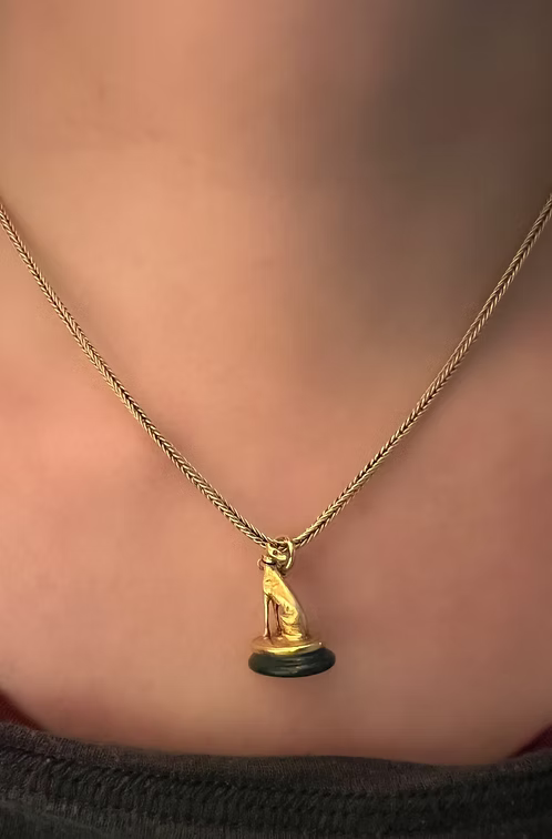 Miniature Greyhound Fob Pendant