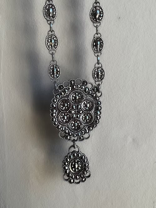 Georgian Cut Steel Necklace