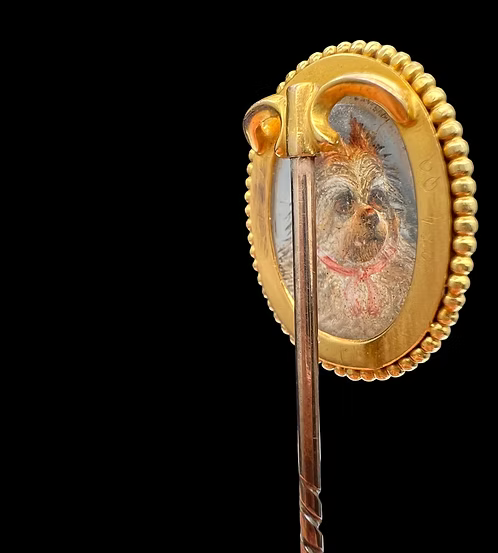 Westie Essex Crystal Stickpin