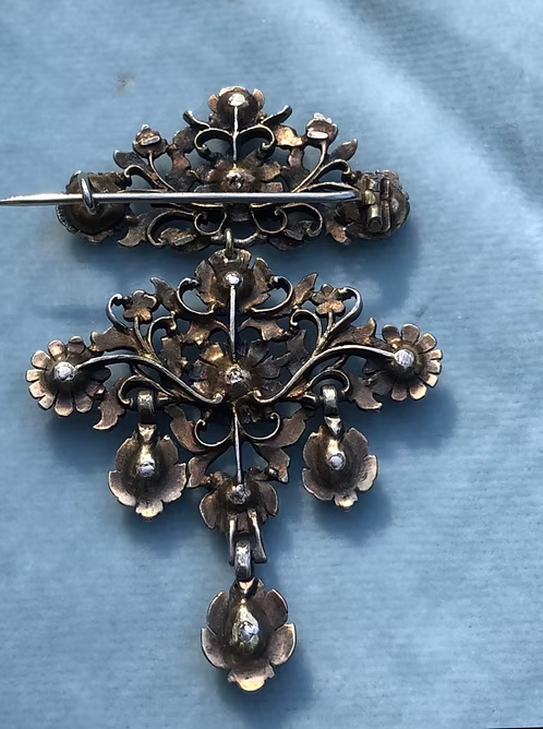 Garnet c18th tiny stomacher