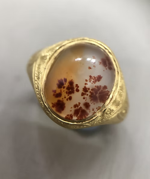 Moss Agate Signet 1865