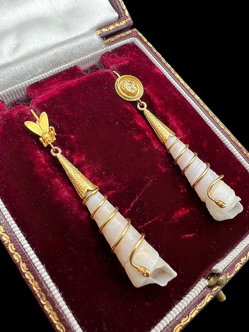 Victorian Shell Earrings