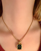 Bloodstone Elephant Intaglio Pendant
