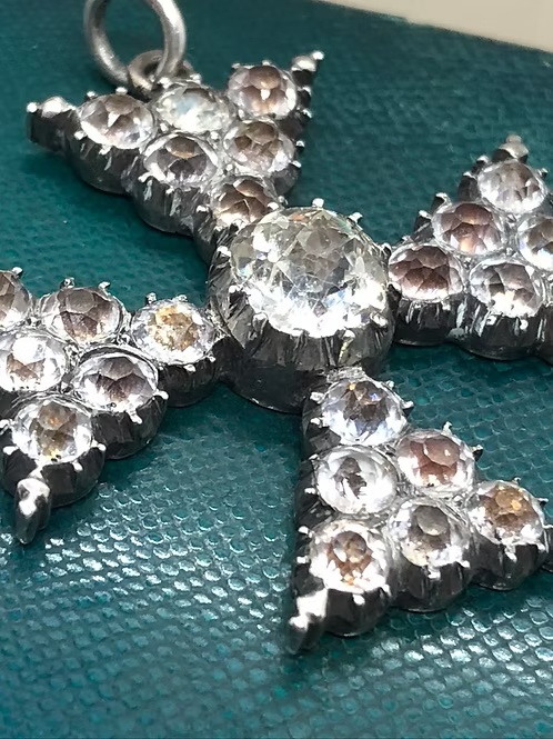 Maltese Victorian Paste Cross