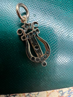 Victorian Rose diamond Lyre