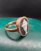 Agate Urn Cameo Ring