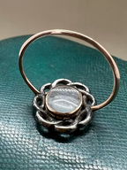 Ribbon Border Locket Ring c.1760