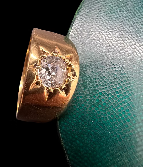 Old Cut Diamond Star Set Gypsy