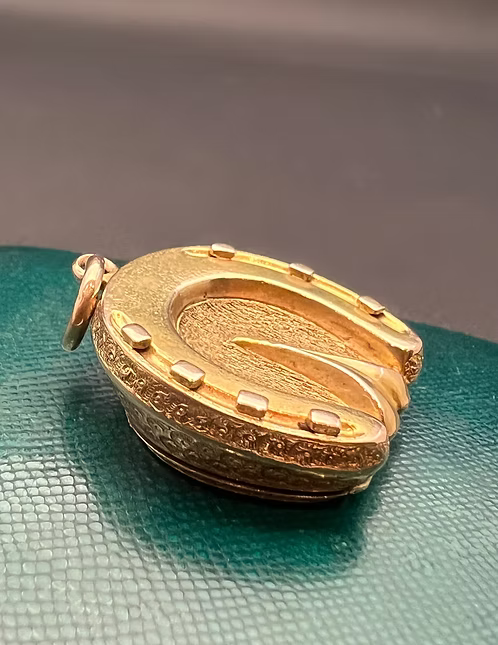 Victorian Horseshoe Locket Pendant