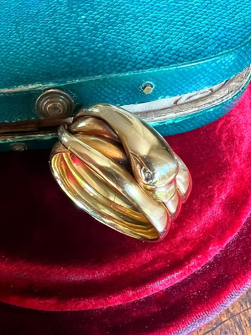 Victorian Snake Ring 1882