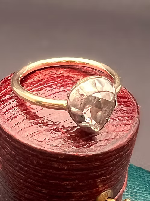 Heart-shaped Rose Diamond Ring
