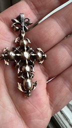 Rococo Ruby and Diamond Cross c.1760