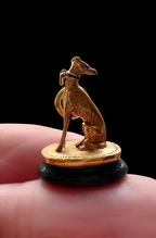 Miniature Greyhound Fob Pendant