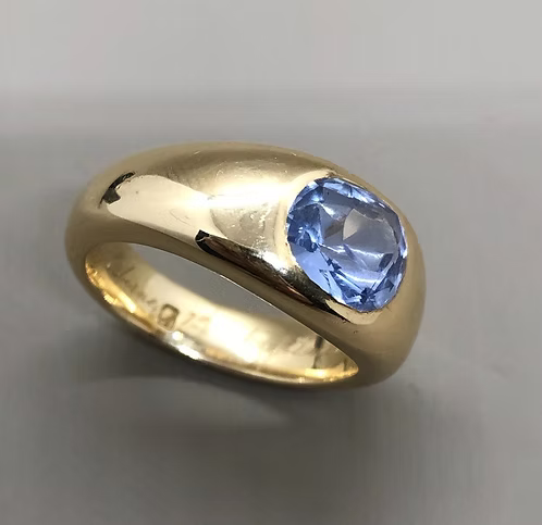 Ducal Sapphire Mourning Ring 1859
