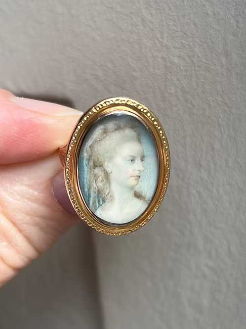 Scottish Portrait Miniature Ring