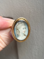 Scottish Portrait Miniature Ring