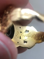 Diamond Mourning Ring 1844