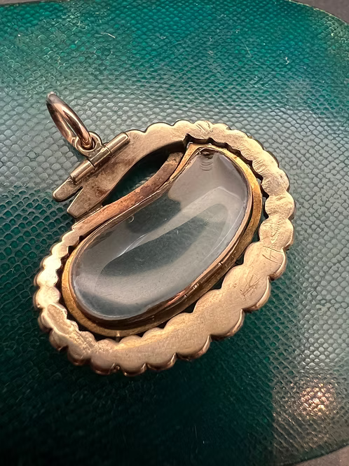 Pearl Georgian Ourobous Locket
