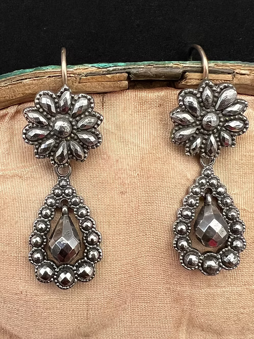 Georgian Steel Earrings