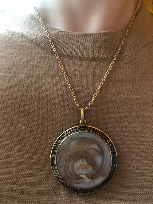 Opaline Mourning Locket