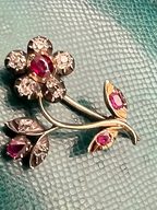 Ruby and Diamond Lacepin c.1820