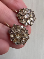 Portuguese Topaz Cluster Earrings