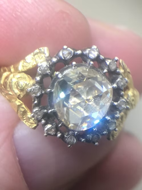 Rose-diamond Heart Cluster