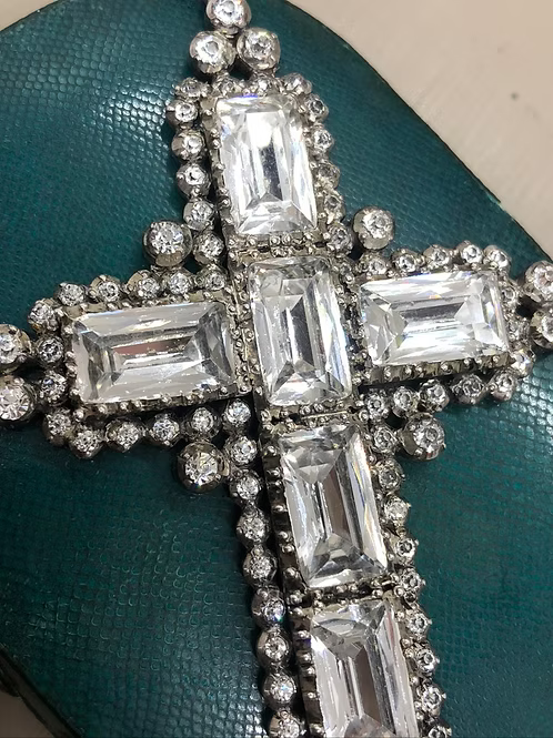 Edwardian Silver Paste Cross