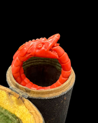Coral Serpent Bracelet