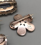 Georgian Pansy Brooch