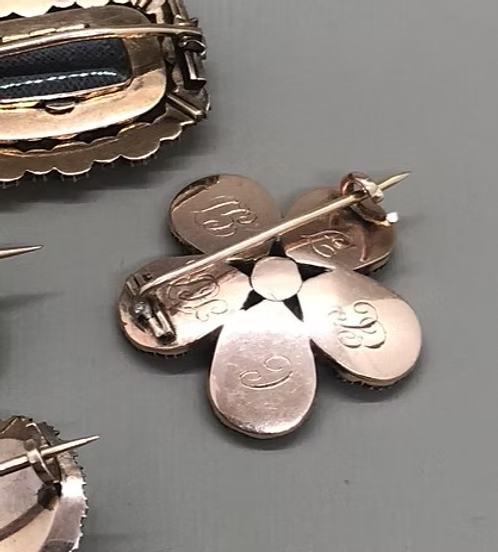 Georgian Pansy Brooch