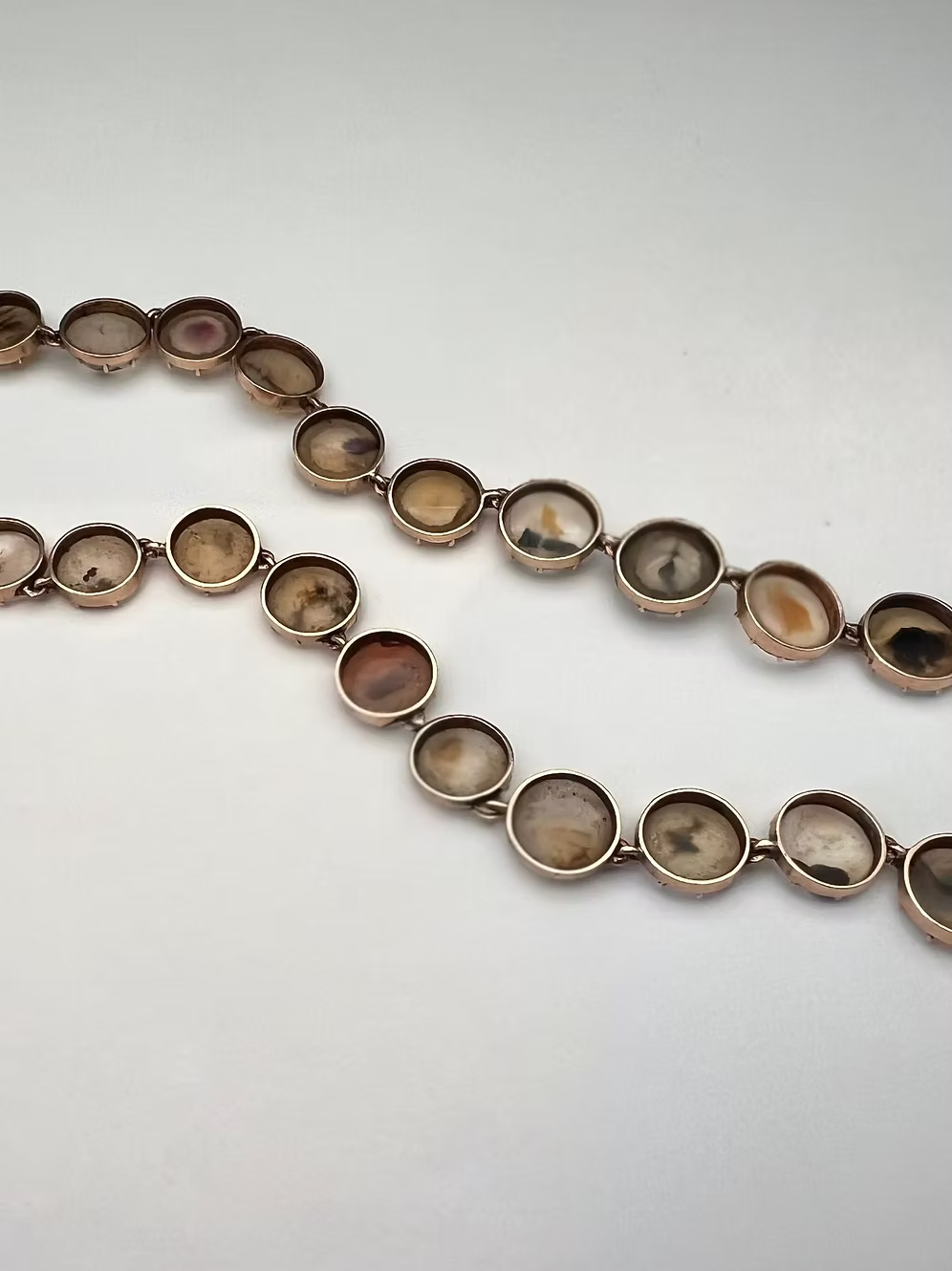 Georgian Moss Agate Riviere