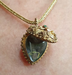 3-Colour Gold Regency Heart locket