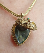 3-Colour Gold Regency Heart locket