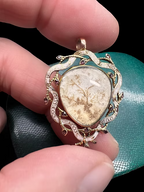 Georgian Rococo Heart Pendant