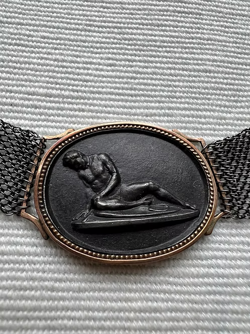 Berlin Iron Cameo Necklace