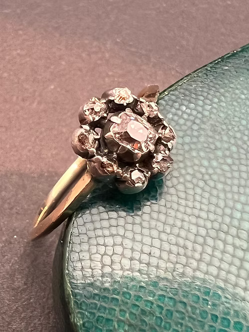 Old Cut Diamond Cluster