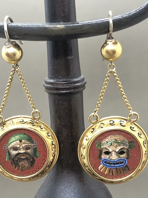 Micromosaic Pompeiian Masks