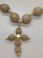 Hairwork Balloon Necklace