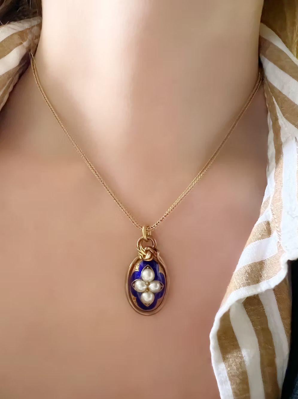 Victorian Snake Pendant