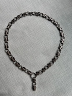 Woven Silver Collar