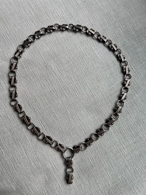 Woven Silver Collar