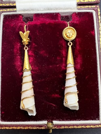 Victorian Shell Earrings