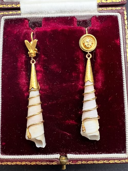 Victorian Shell Earrings